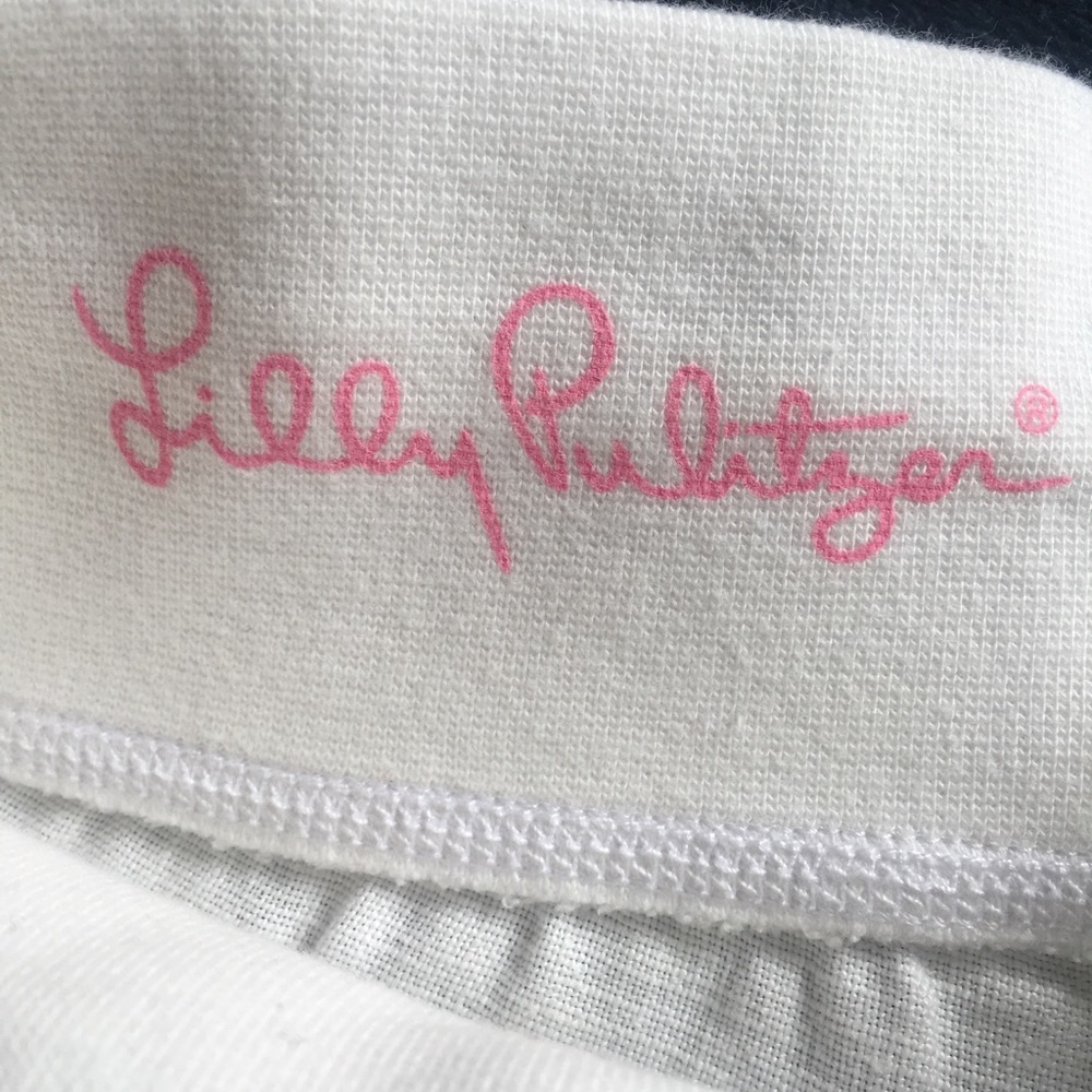 Lilly Pulitzer White Linen Beach Pant